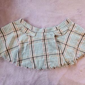 NWOT Dollskill Plaid Mini Skirt Size 2XL